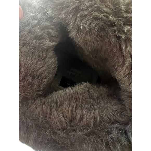 Clarks Mazlyn Arctic Duck Snow Boots Black Leather Insulated Faux Fur Size 7.5 M - Picture 10 of 12